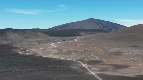 Volcano on the background Stock Footage 323711850