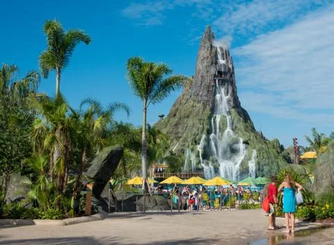 Volcano Bay Stock Photos