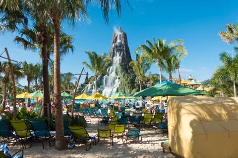 Volcano Bay Stock Photos