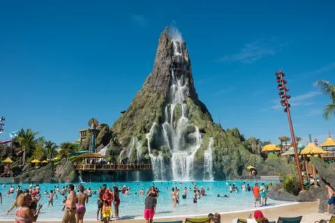 Volcano Bay Stock Photos