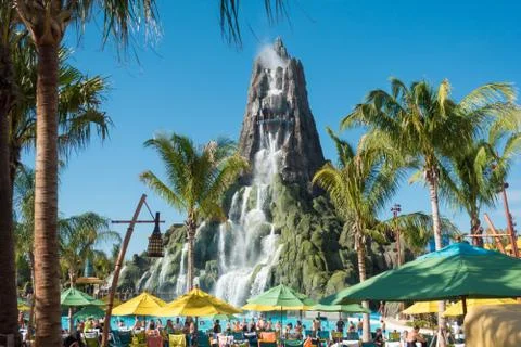 Volcano Bay Stock Photos