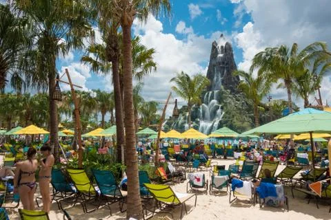 Volcano Bay Stock Photos