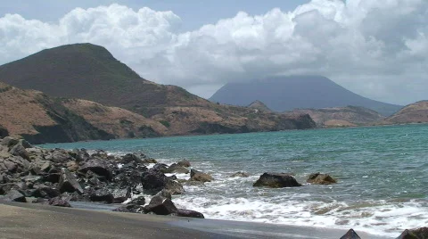 Volcano Beach  Stock Footage 473923