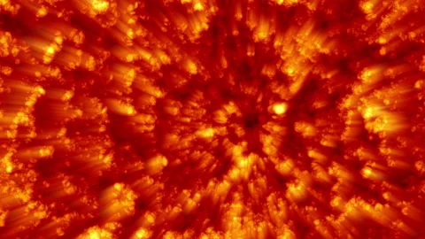 Volcano Boiling Lava Loop Animation Background Stock Footage 162615329