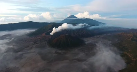Volcano Bromo in 4K Stock Footage 145196082