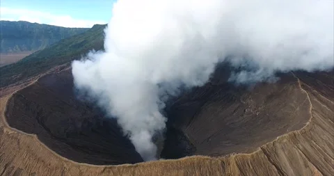 Volcano Bromo in 4K Stock Footage 145196658
