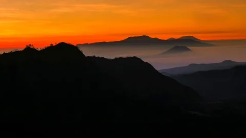Volcano Bromo Stock Footage 113280559