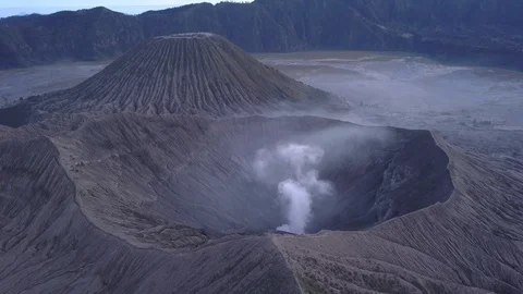 Volcano Bromo Stock Footage 113280780
