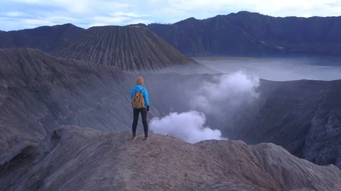 Volcano Bromo Stock Footage 113280831