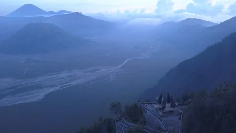 Volcano Bromo Stock Footage 113280899