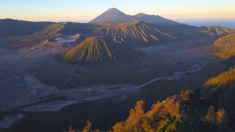Volcano Bromo Stock Footage 113280905