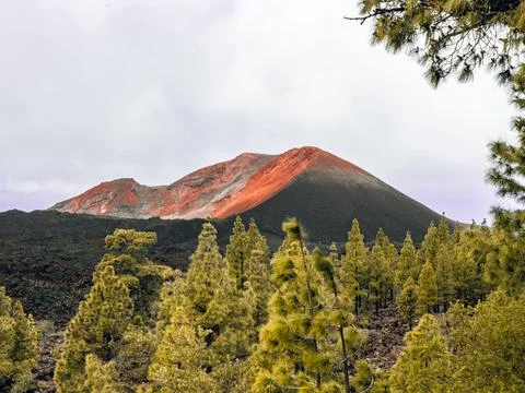 Volcano Chinyero Stock Photos