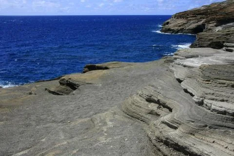 Volcano coast Stock Photos