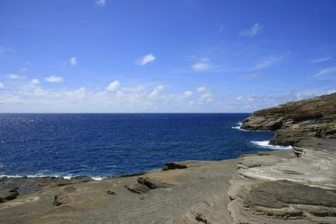 Volcano coast Stock Photos