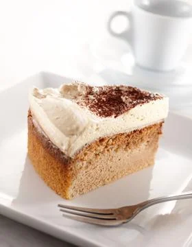 Volcano coffee cake Stock Photos