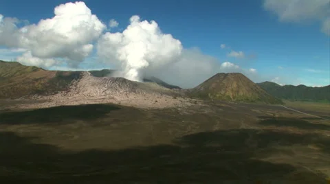 Volcano Crater Stock Footage 1060170