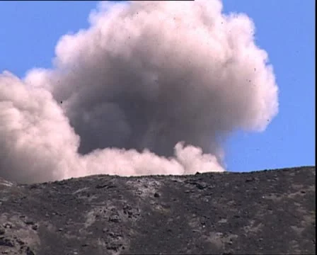 VOLCANO dust explosion det3 Stock-Footage 12591196