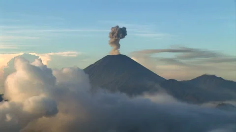 Volcano eruption Stock Footage 2251246