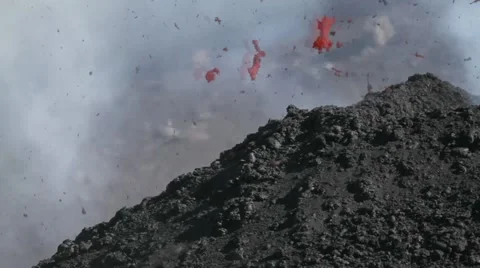 Volcano eruption 스톡 동영상 42260627