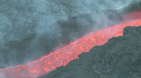 Volcano eruption 库存影片 42261278