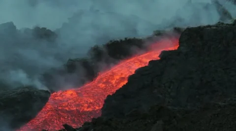 Volcano eruption 스톡 동영상 42262031
