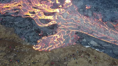 Volcano Eruption Icelnad Stock Footage 286431876