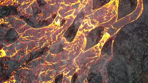 Volcano Eruption Icelnad Stock Footage 286432787