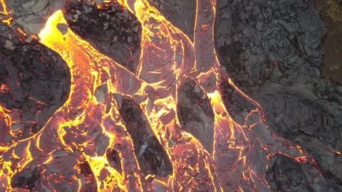 Volcano Eruption Icelnad Stock Footage 286432903