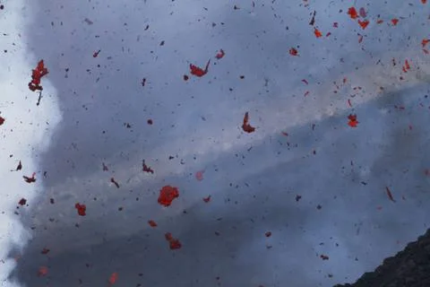 Volcano eruption Stock Photos