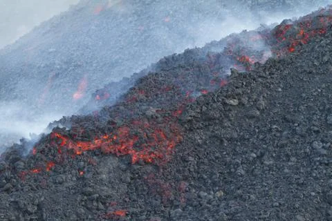 Volcano eruption Stock Photos