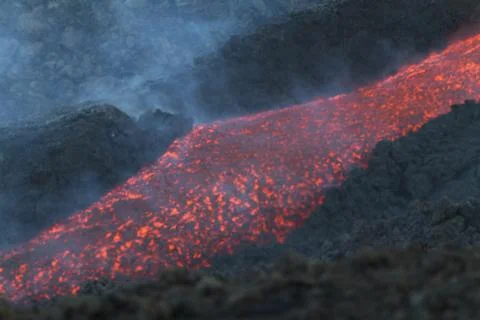 Volcano eruption Stock Photos