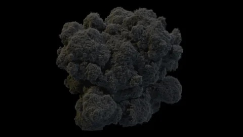 Volcano eruption towards to camera, dens... | Stock Video | Pond5