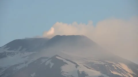 Volcano Etna 2015. Stock Footage 49701176