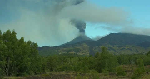 Volcano Etna 스톡 동영상 162338875