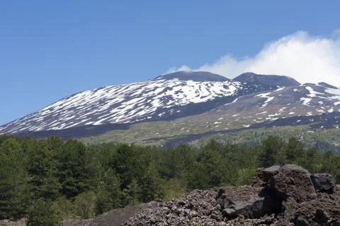 Volcano Etna Stock Photos
