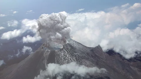 Volcano explotion Stock Footage 125170451
