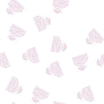 Volcano hawaii glyph seamless pattern Stock Illustration