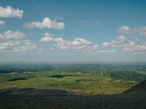 Volcano hiking Stock Photos