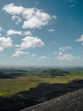 Volcano hiking Stock Photos