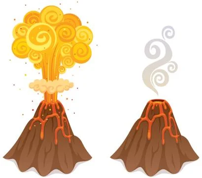 Volcano Stock Illustration