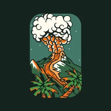 VOLCANO Stock Illustration