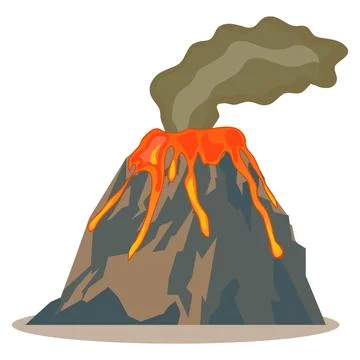 Volcano Stock Illustration