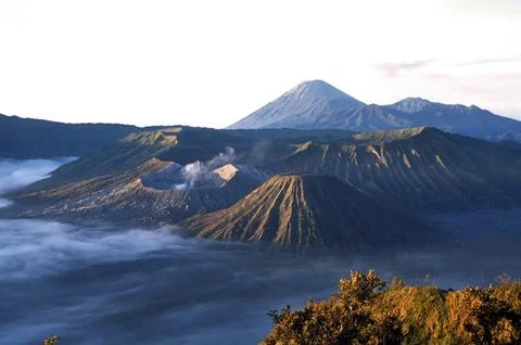 Volcano, indonesia. East java. Mount bromo volvanic national park Foto stock