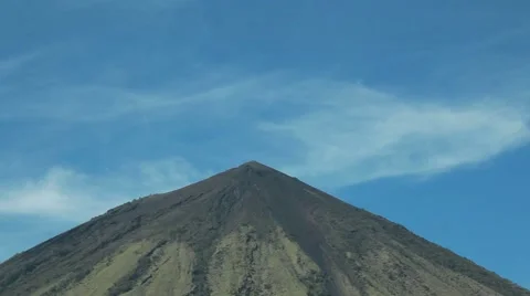 Volcano in Indonesia Stock Footage 44915984