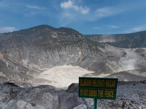 Volcano in indonesia Stock Photos