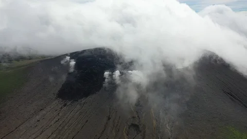 A volcano in Japan. Stock Footage 115575871