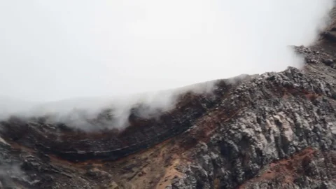 Volcano in Japan Mt. Aso Stock Footage 73106264
