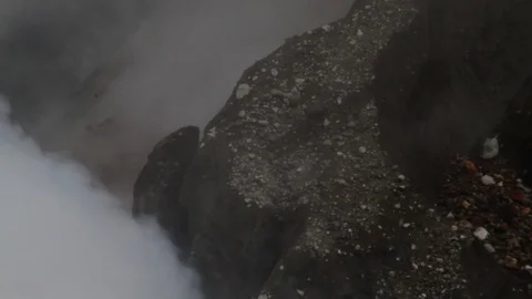 Volcano in Japan Mt. Aso Stock Footage 73106332