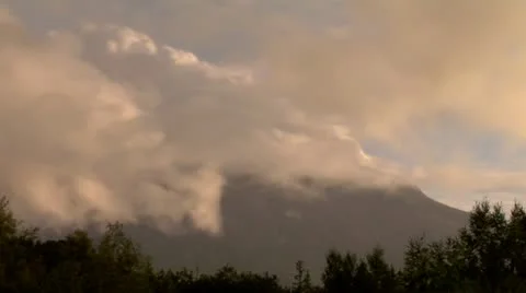 Volcano kizimen 2 Stock Footage 11884132