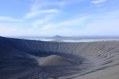 Volcano lake Stock Photos